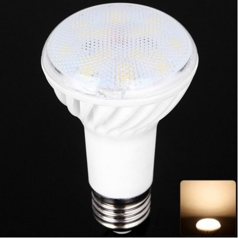 E27 9W 18 x SMD-5730 LED 820LM 3000K Ceramic Par Bulb for Art Galleries Hotel Museums