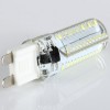 7W G9 600LM 3014 SMD 104-LED Mini Corn Bulb with White Light - AC 200-240V