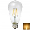 580LM 6W E27 3000K 85 - 265V 6 LEDs COB Bulb Light Sapphire Filament Bulb