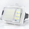 JHBK040 SMD 3528 White Light 18 LEDs License Plate Lamp for Benz W204 C207 W211 - 2pcs