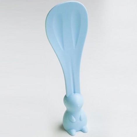 Hot Sale Solid Color Rabbit Shape Design Vertical Type Plastic Rice Scoop