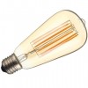 6W E27 ST64 6 x COB 600Lm LED Filament Bulb Light ( AC 85 - 265V )