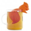 High Quality Creative Silicone Tea Filter Squirrel Shape Teabags Strainer