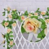 Wall Decor Wedding Party Simulation Rose Rattan Artificial Flower