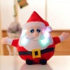 Christmas Gift Santa Singing Flash Plush Stuffed Doll