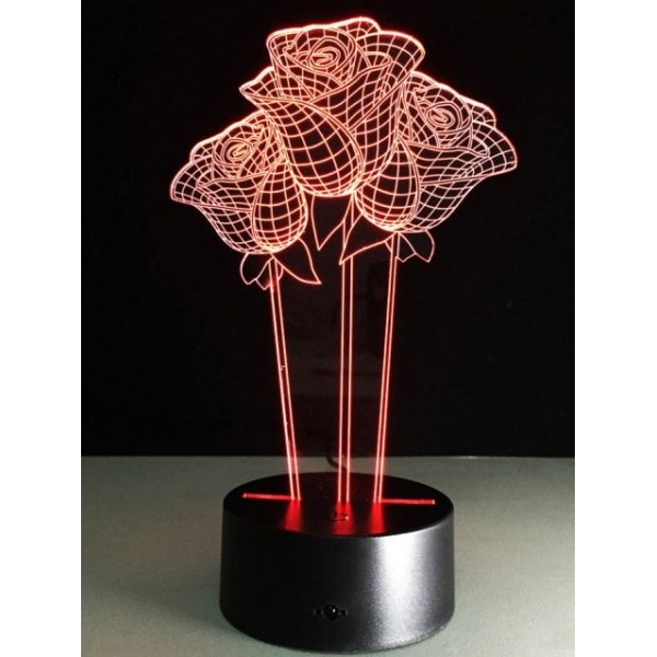 Valentine Gift 3D Visual LED ...