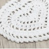 Lace Crochet Heart Shape Mini Doilies