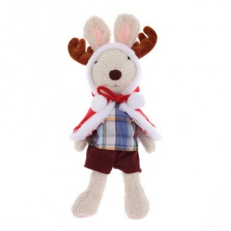 Stuffed Elk Plush Doll Toy Christmas Gift