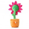 Funny Music Dancing Electronic Plush Sunflower Music Toy for Christmas Party Friends Gift