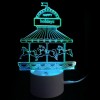 Valentine's Day Whirligig Present LED Night Light