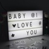 Valentine Birthday Gift Cinematic DIY Letters Light Box