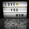 Valentine Birthday Gift Cinematic DIY Letters Light Box