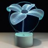 Blooming Flower Pattern Colors Changing Night Light