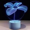 Blooming Flower Pattern Colors Changing Night Light