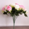 Artificial Rose Flower Bouquet Home Wedding Decor Festival Gift