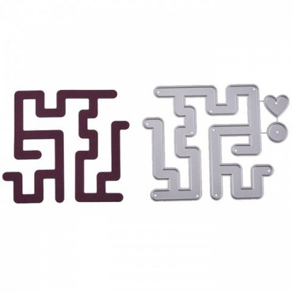 Maze Pattern DIY Embossed Plate ...