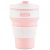 350ml Collapsible Silicone Water Bottle Portable Coffee Tea Mug Travel Hiking Drinkware