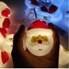 10LEDs 1.5m Santa Lights Holiday Garden Party Decoration Pendant Bar House Party Decoration Lighting