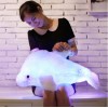 Colorful Luminous Dolphin Plush Doll Toy Stuffed Flashing Cushion Pillow Gift