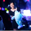 Colorful Luminous Dolphin Plush Doll Toy Stuffed Flashing Cushion Pillow Gift