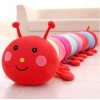 Colorful Caterpillar Plush Toy Sleeping Long Pillow Doll Ragdoll Child Female Birthday Gift