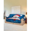 Christmas Santa Claus Pattern Couch Cover