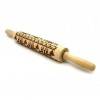 Elk Pattern Embossed Rolling Pin Baking Tool