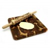 Elk Pattern Embossed Rolling Pin Baking Tool