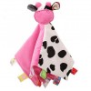 Baby Animal Label Appease Towel Accompanying Sleep Appeasement With Rattle Label Infant Plush Toy