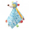 Baby Animal Label Appease Towel Accompanying Sleep Appeasement With Rattle Label Infant Plush Toy