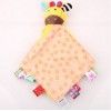 Baby Animal Label Appease Towel Accompanying Sleep Appeasement With Rattle Label Infant Plush Toy