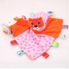 Baby Animal Label Appease Towel Accompanying Sleep Appeasement With Rattle Label Infant Plush Toy