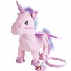 Cute Unicorn Leash Flying Horse Walk Electric Dragon Horse Plush Toy