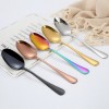 Western Knife and Fork Set 24 Sets Of Gold Stainless Steel Cutlery Spoon Set Of 16 Gift Box Business Gift