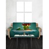 Christmas Boot House Print Couch Cover