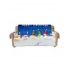 Christmas Snowman Pattern Couch Cover