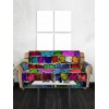 Colorful Brick Wall Pattern Couch Cover