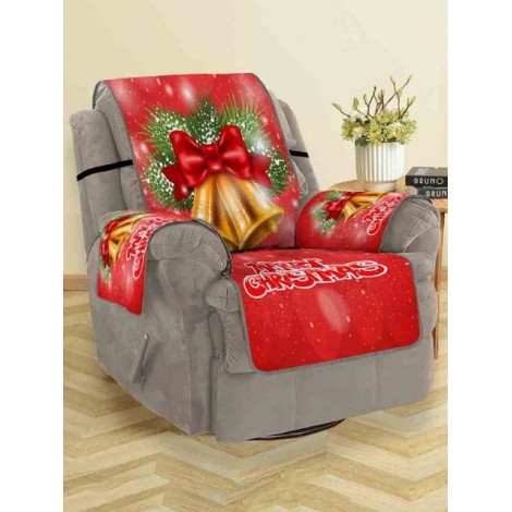 Christmas Bells Pattern Couch Cover