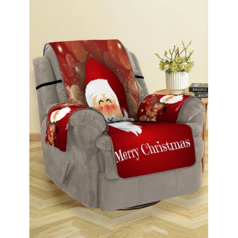 Christmas Santa Claus Pattern Sofa Cover