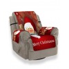 Christmas Santa Claus Pattern Sofa Cover