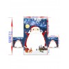 Christmas Night Santa Claus Print Couch Cover