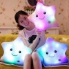 Luminous Pillow Star Cushion Colorful Glowing Plush Doll LED Light Toys Gift for Girl Kids Christmas Birthday