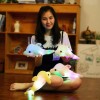 Creative Luminous Plush Dolphin Doll Glowing Pillow Colorful LED Light Plush Animal Toys Kids Gift