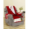 Christmas Elk Santa Claus Pattern Couch Cover