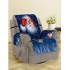 Christmas Elk Santa Pattern Couch Cover