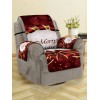 Christmas Bowknot Baubles Printed Sofa Cover