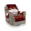 Christmas Bowknot Baubles Printed Sofa Cover