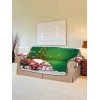 Father Christmas Tree Gift Pattern Couch Cover