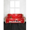 Christmas Tree Santa Pattern Couch Cover