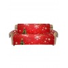 Christmas Tree Santa Pattern Couch Cover